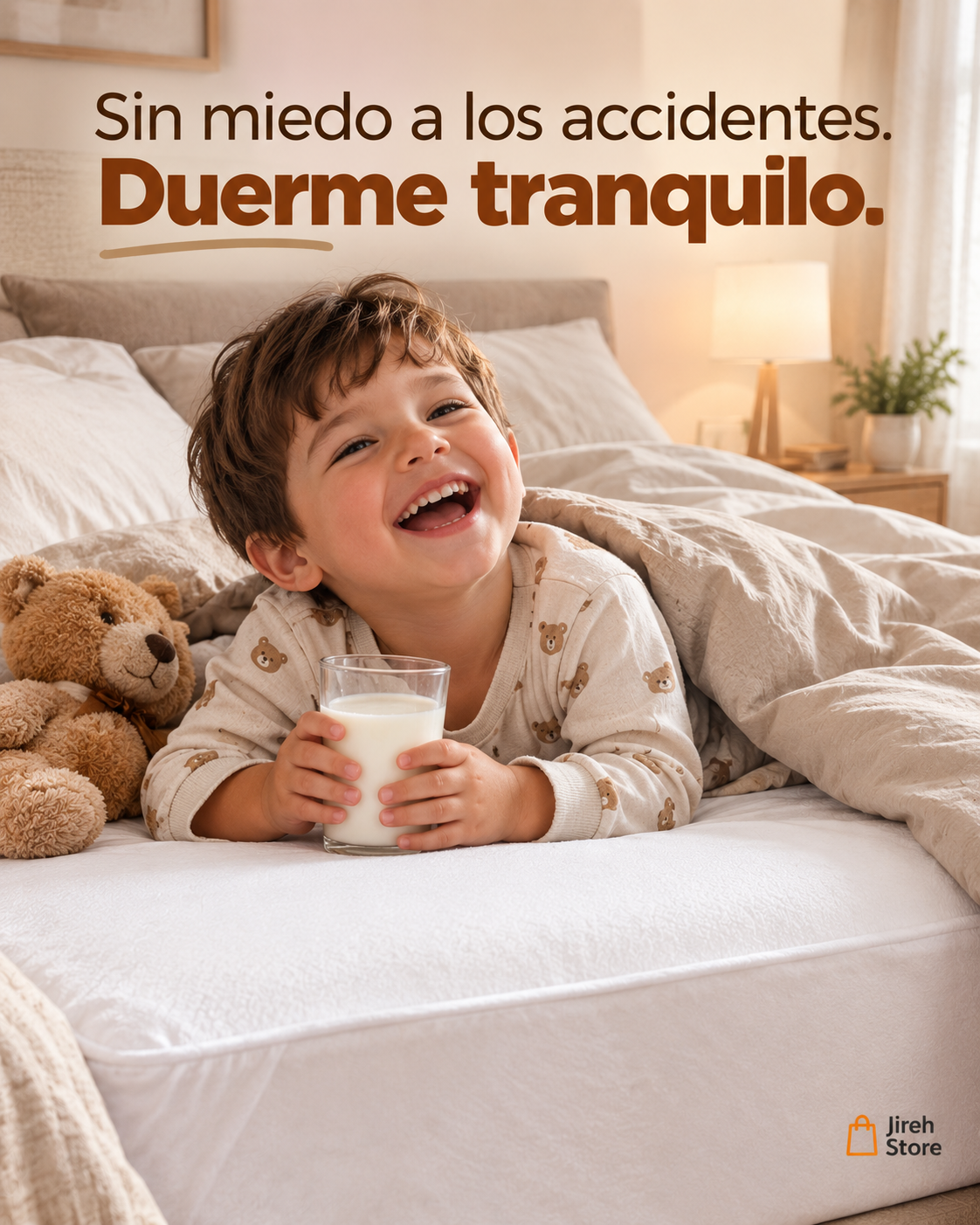 ✅ Cubrecolchón Impermeable y Lavable con Elástico ✨